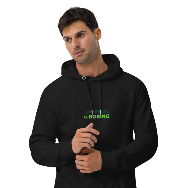 Unisex eco raglan hoodie - Image 3