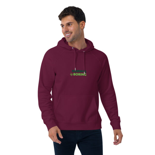 Unisex eco raglan hoodie - Image 5