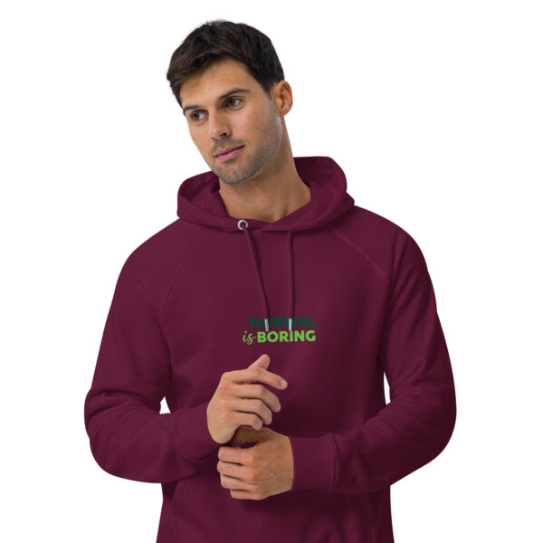 Unisex eco raglan hoodie - Image 6