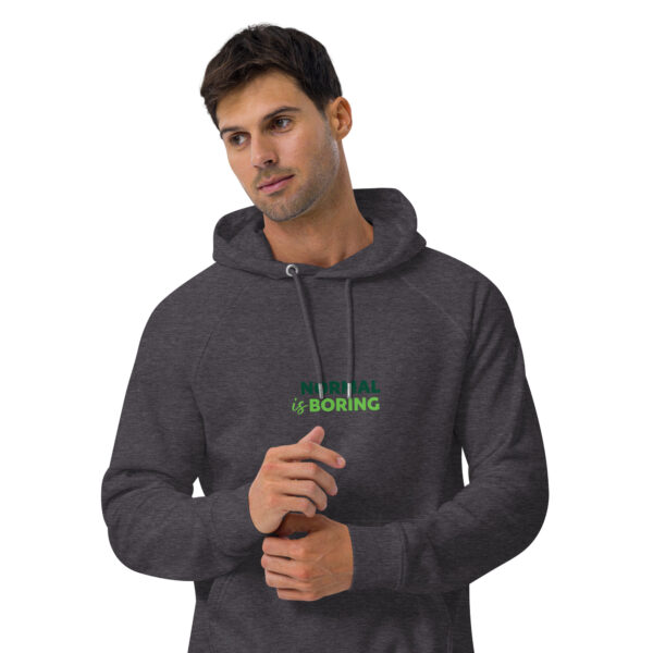 Unisex eco raglan hoodie - Image 9
